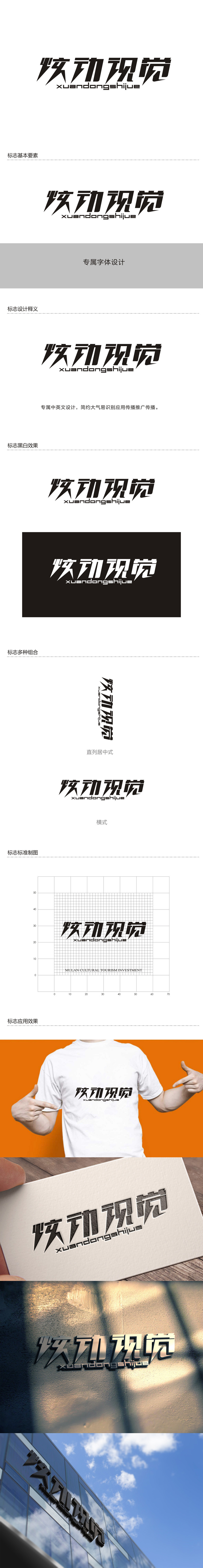 杨占斌的炫动视觉logo设计