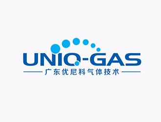 吴晓伟的UNIQ-GAS/广东优尼科气体技术有限公司logo设计