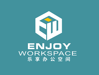李杰的Enjoy Workspace                     乐 享 办 公 空 间 logo设计