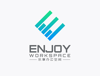 吴晓伟的Enjoy Workspace                     乐 享 办 公 空 间 logo设计