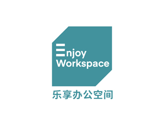 谭家强的Enjoy Workspace                     乐 享 办 公 空 间 logo设计