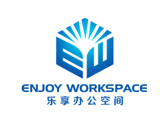 余亮亮的Enjoy Workspace                     乐 享 办 公 空 间 logo设计