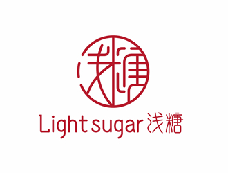 唐国强的浅糖烘焙学校logo设计logo设计