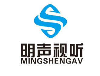 李正东的明声视听logo设计