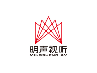 孙金泽的明声视听logo设计
