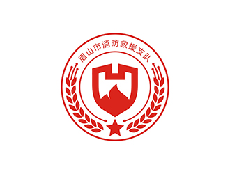 丁小钰的眉山市消防救援支队logo设计
