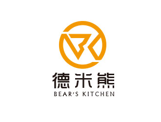 朱红娟的德米熊烘培工具品牌logologo设计