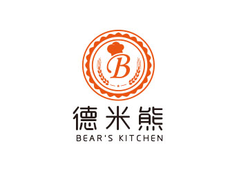 朱红娟的德米熊烘培工具品牌logologo设计