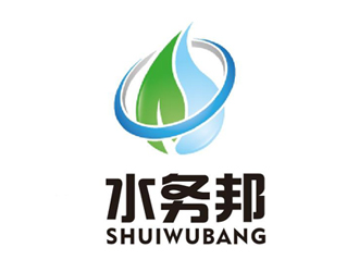 李正东的水务邦中文字体设计logo设计