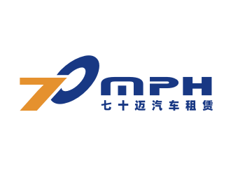 姜彦海的河南七十迈汽车租赁服务有限公司标志logo设计