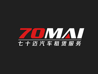 吴晓伟的河南七十迈汽车租赁服务有限公司标志logo设计