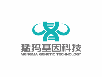 何嘉健的青海猛犸基因科技有限公司logo设计