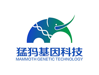 邓建平的青海猛犸基因科技有限公司logo设计