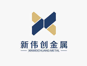 吴晓伟的新伟创金属logo设计