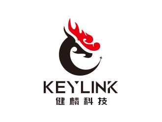 黄安悦的健麟科技logo设计