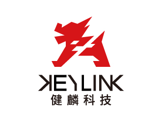 叶美宝的健麟科技logo设计