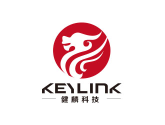朱红娟的健麟科技logo设计
