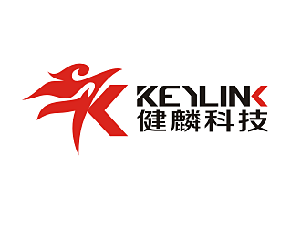 劳志飞的健麟科技logo设计