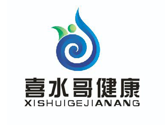 李正东的喜水哥卡通设计logo设计