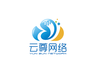 安冬的福州云尊网络系统工程有限公司logo设计