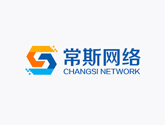 吴晓伟的常斯网络科技logo设计