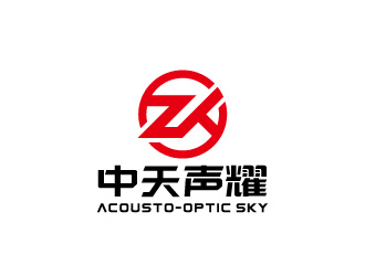 周金进的中天声耀（英文名：Acousto-Optic Sky）logo设计
