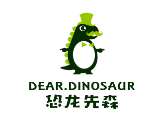 姜彦海的恐龙先森logo设计