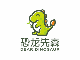 何嘉健的恐龙先森logo设计