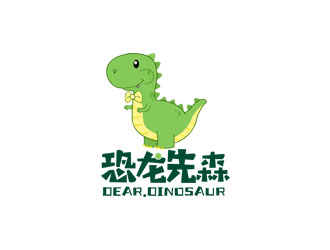 郭庆忠的恐龙先森logo设计