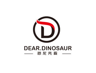 朱红娟的恐龙先森logo设计