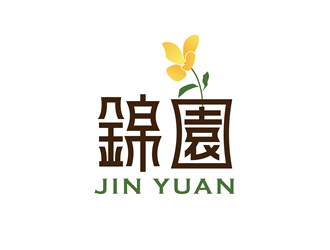唐国强的錦園logo设计