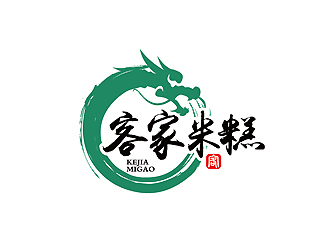 秦晓东的客家米糕logo设计
