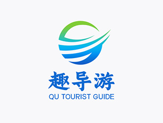 吴晓伟的趣导游logo设计
