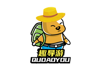 纪玉叶的趣导游logo设计