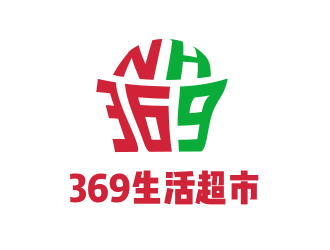 纪玉叶的369生活超市logo设计