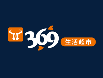 369生活超市logo设计