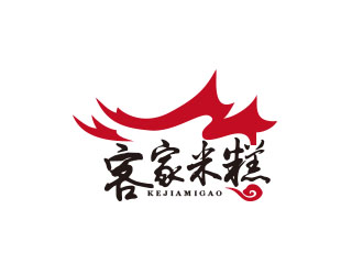 朱红娟的客家米糕logo设计