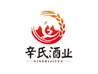 朱红娟的辛氏酒业logo设计