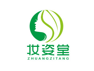 朱红娟的妆姿堂图形商标logo设计