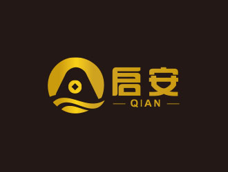 朱红娟的启安logo设计
