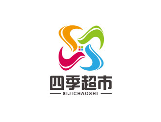 朱红娟的四季超市logo设计