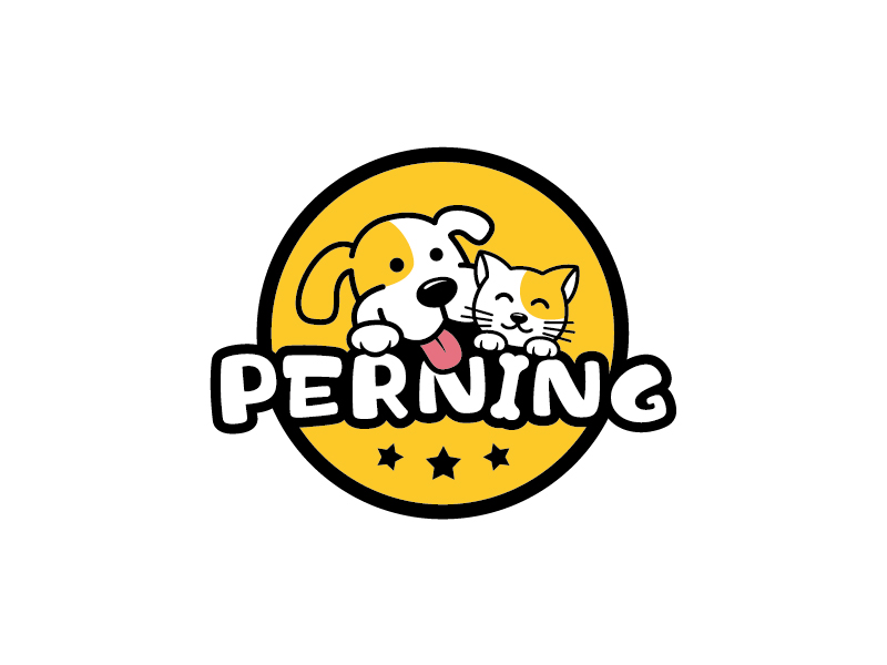PERNING宠物用品logo设计