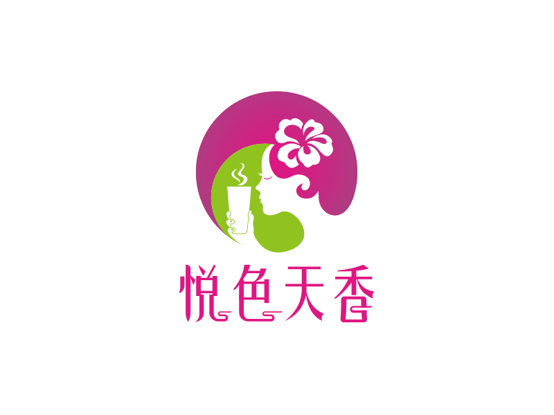 悦色天香logo设计