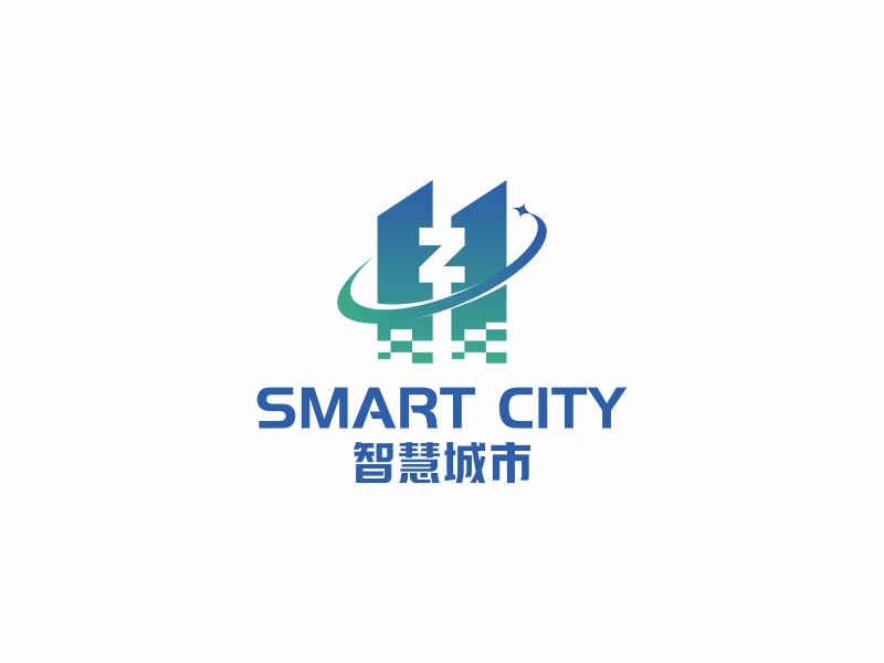 智慧城市發展有限公司logo设计