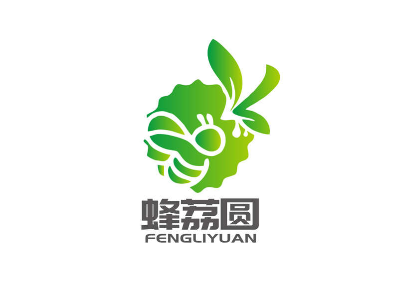 蜂荔圆logo设计