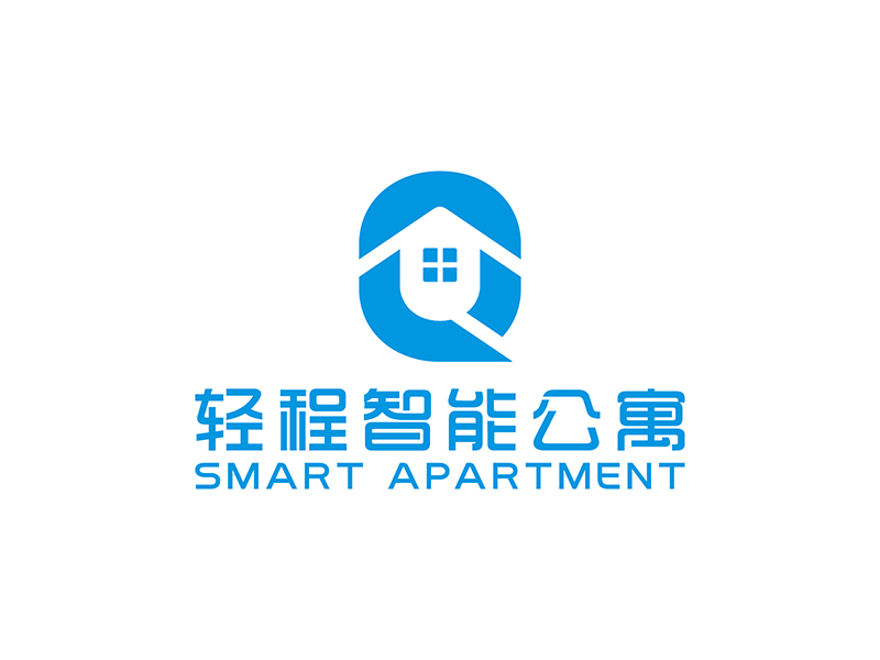 王涛的轻程智能公寓logo设计
