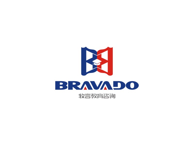 牧言教育咨詢(深圳)有限公司 / Bravado Education Services (Shenzlogo设计