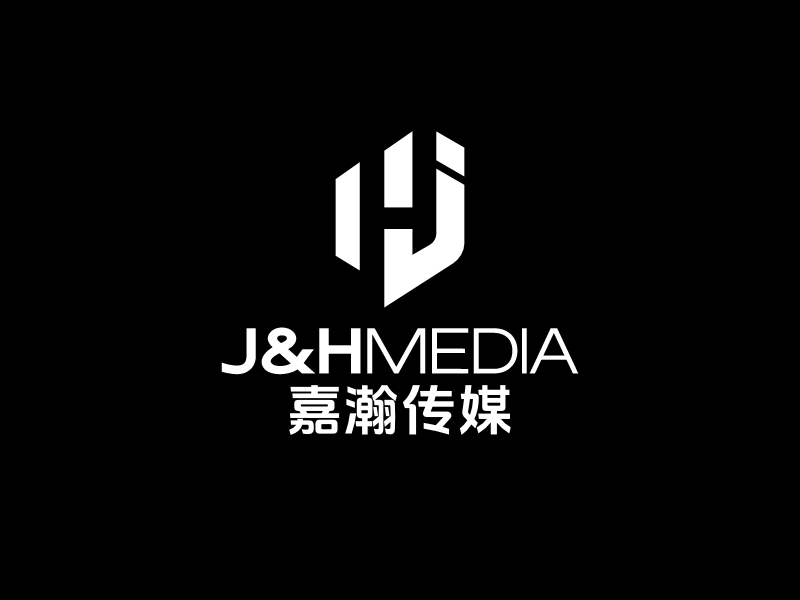范辉的J&H Media 嘉瀚传媒logo设计