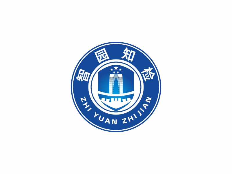 智园知检logo设计
