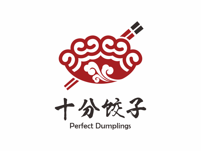 何嘉健的十分饺子logo设计